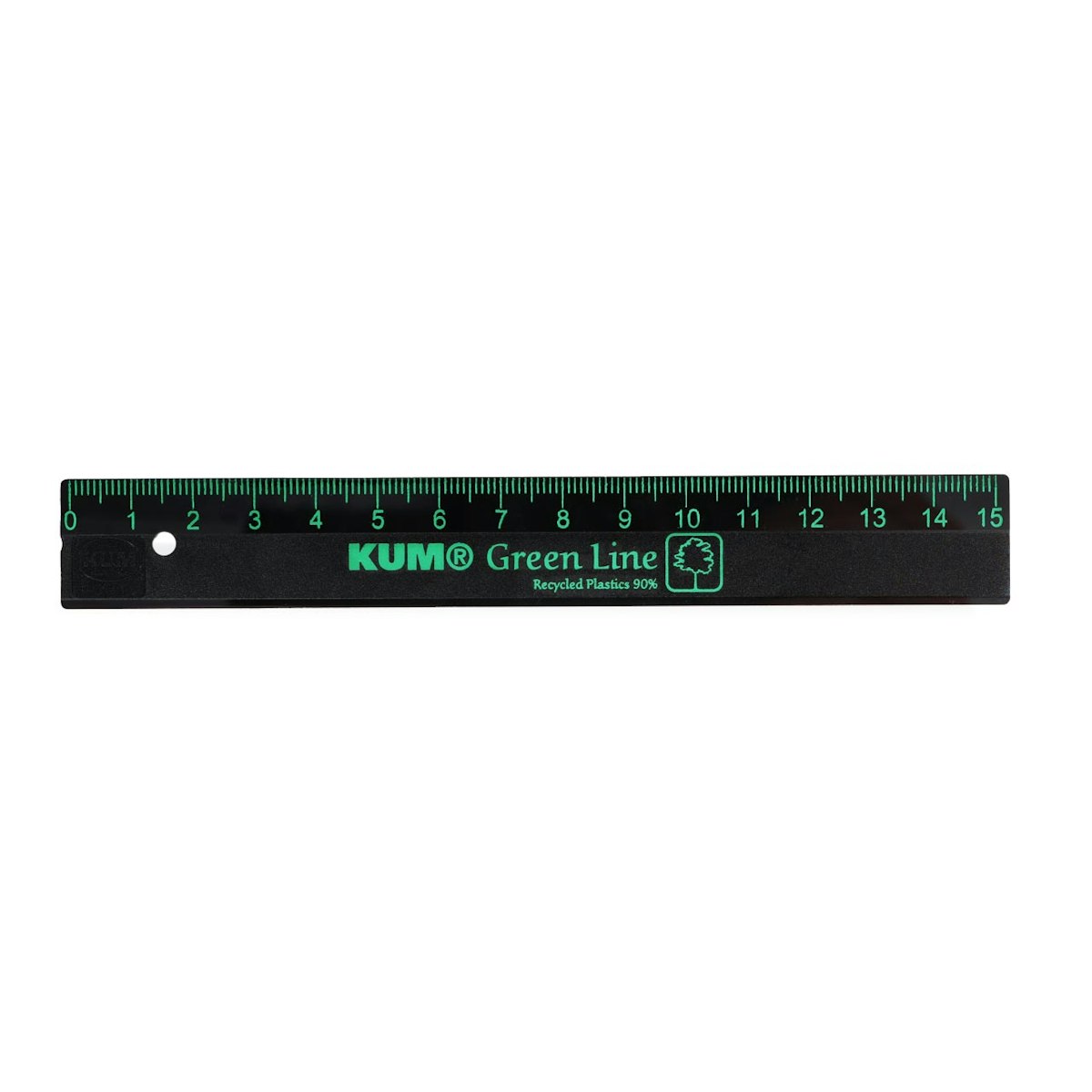 Lineal 15 cm – Green Line recyceltem Plastik