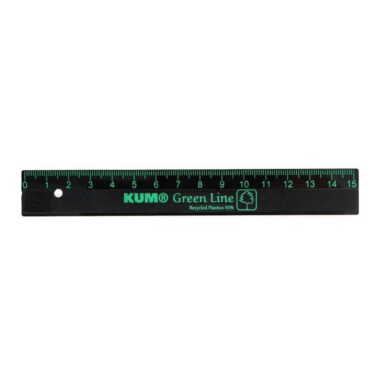 Lineal 15 cm – Green Line recyceltem Plastik Lineal 15 cm – Green Line recyceltem Plastik