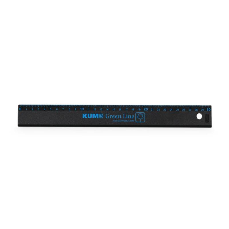 Lineal 30 cm – Green Line recyceltem Plastik blau Lineal 30 cm – Green Line recyceltem Plastik blau