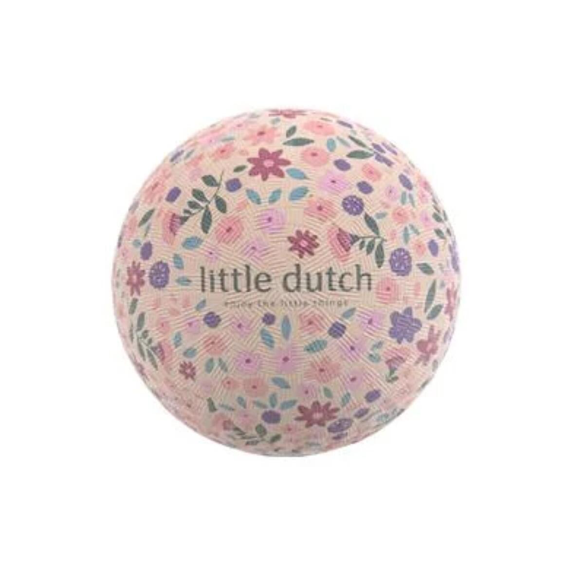 Little Dutch - Ball Gummi 18cm mit Blümchen
