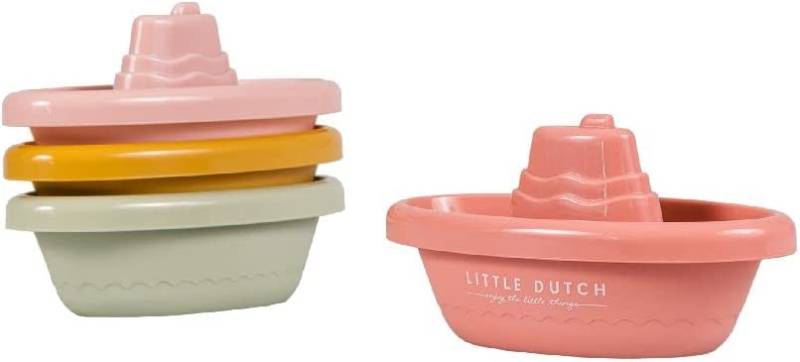 Little Dutch - Boote pink - Badewannen Spielzeug