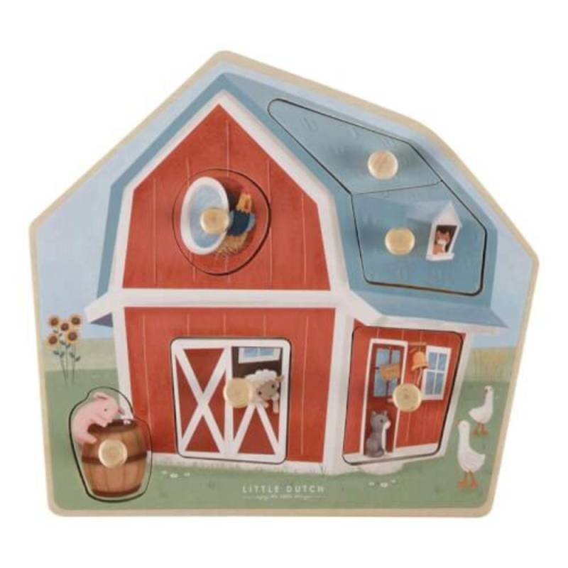 Little Dutch - Holzpuzzle Little Farm Little Dutch - Holzpuzzle Little Farm