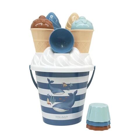 Little Dutch - LITTLE DUTCH Ocean World Eiscreme-Eimer-Set 14teilig