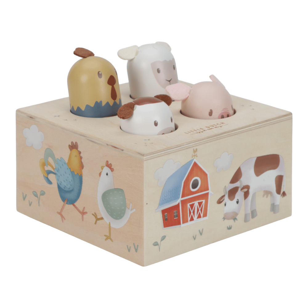 Little Dutch - Pop Up Spiel Holz / Drück mich
