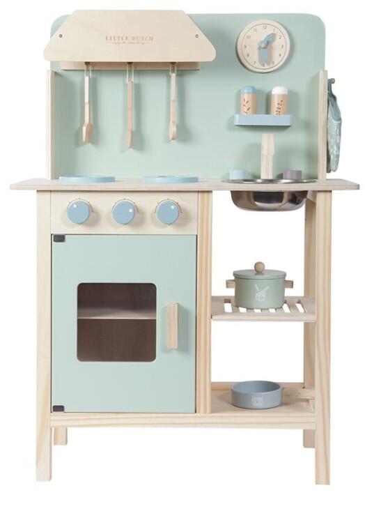 Little Dutch - Spielküche mintfarben, Holz