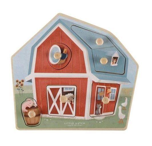Little Dutch - Steckpuzzle Little Farm