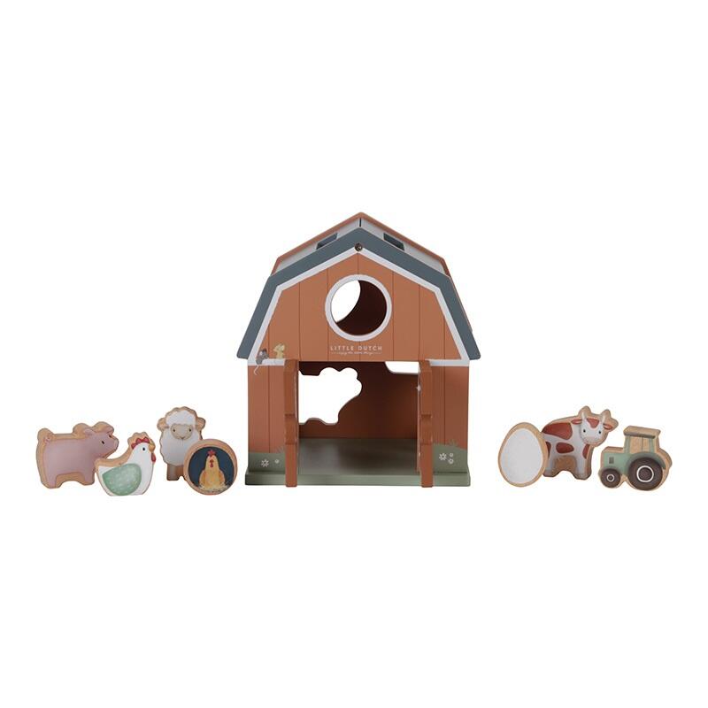 Little Dutch - Steckspiel Formen / Bauernhof Little Dutch - Steckspiel Formen / Bauernhof