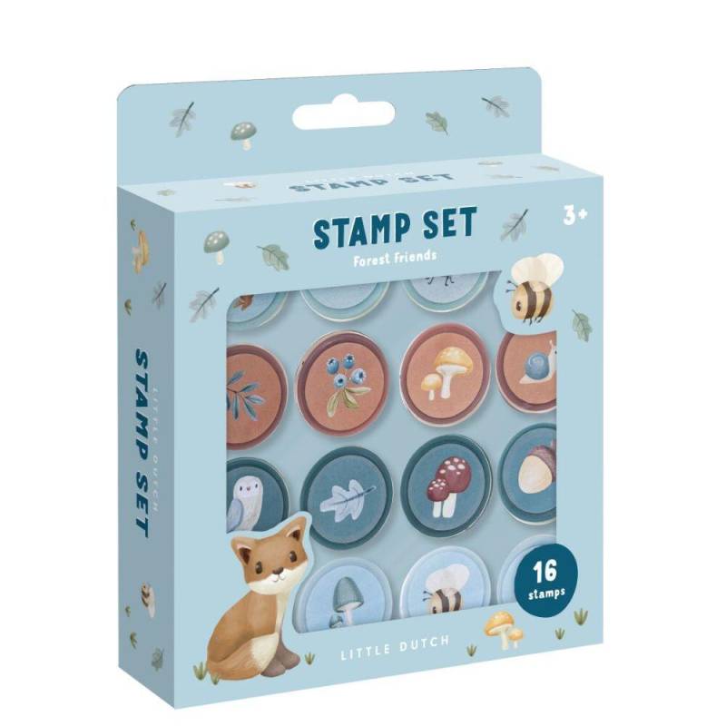 Little Dutch - Stempel-Set Waldfreunde