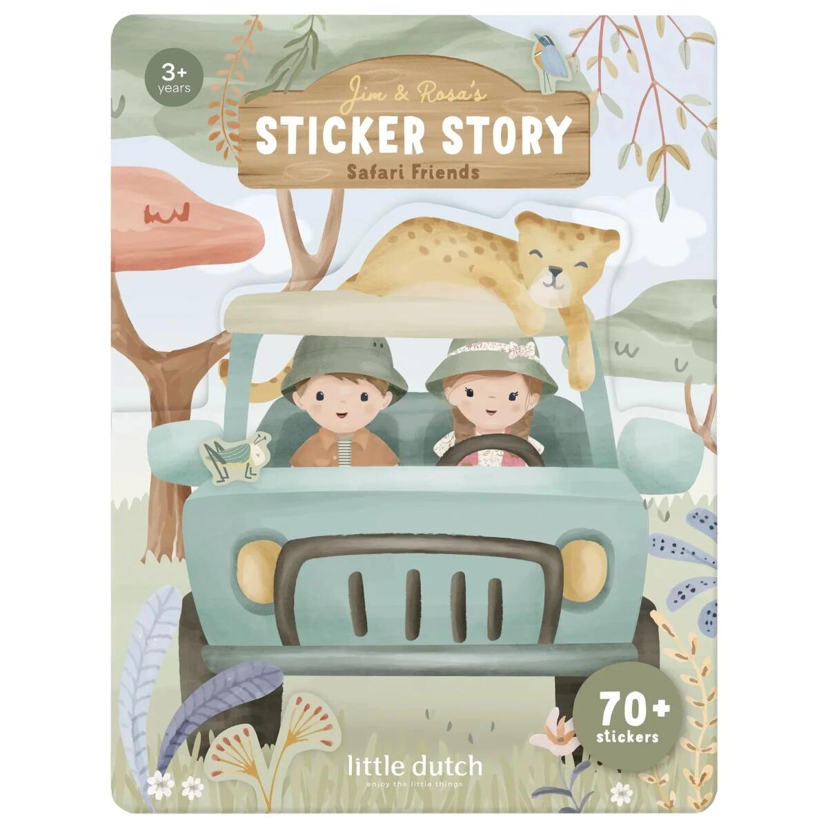 Little Dutch - Stickerheft Safari Friends Little Dutch - Stickerheft Safari Friends