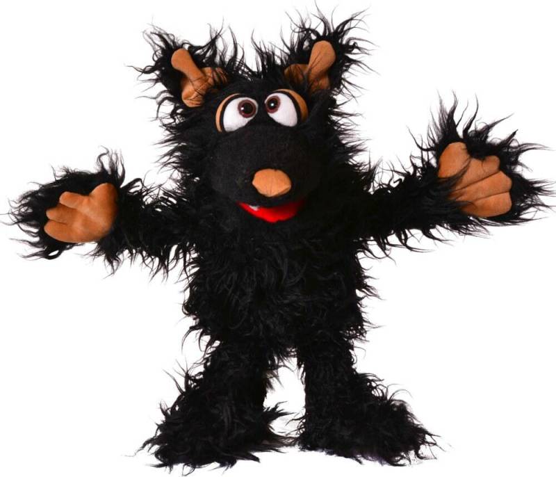 Living Puppets - Handpuppe Muffi Hapsweg / schwarz Living Puppets - Handpuppe Muffi Hapsweg / schwarz