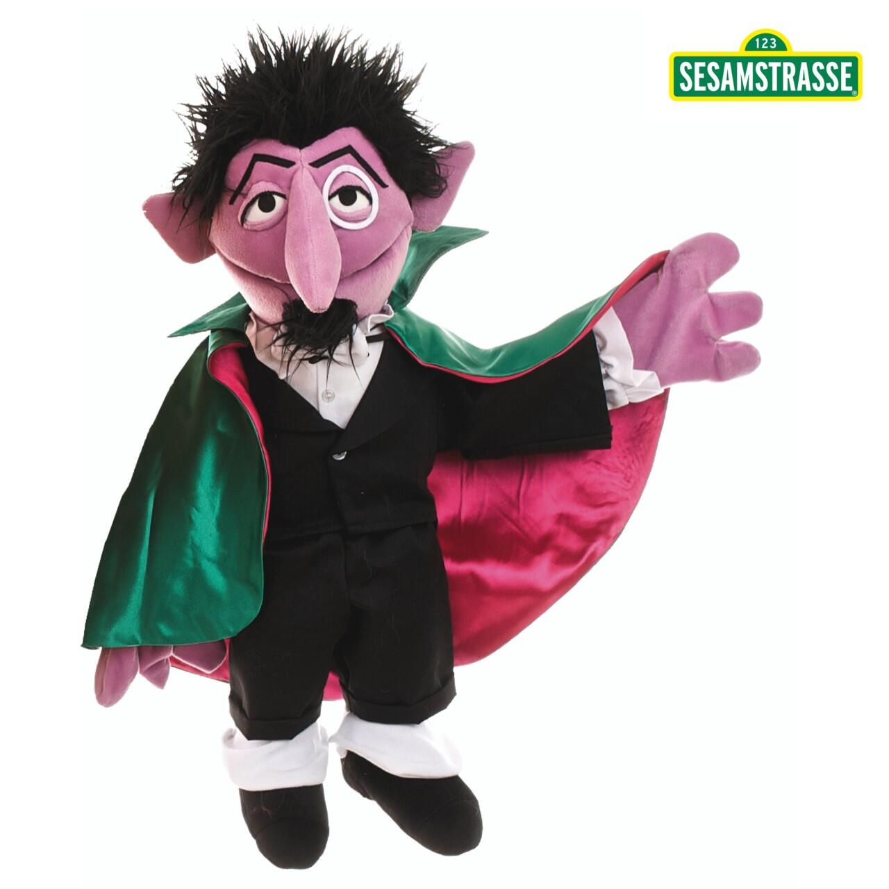 Living Puppets - LIVING PUPPETS Graf Zahl Handpuppe 65 cm Sesamstraße