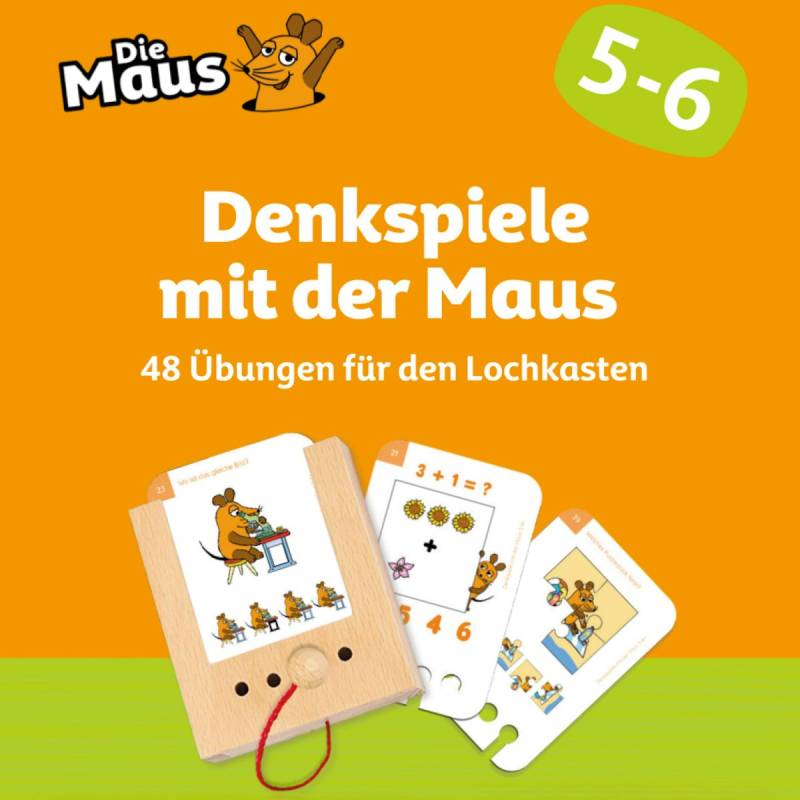Lochkasten Denkspiele mit der Maus ab 5-6 Jahren Lochkasten Denkspiele mit der Maus ab 5-6 Jahren