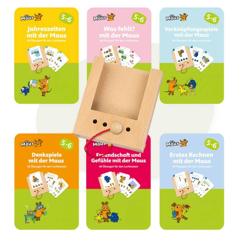 Lochkasten Starterset Die Maus 5-6 Jahre Lochkasten Starterset Die Maus 5-6 Jahre