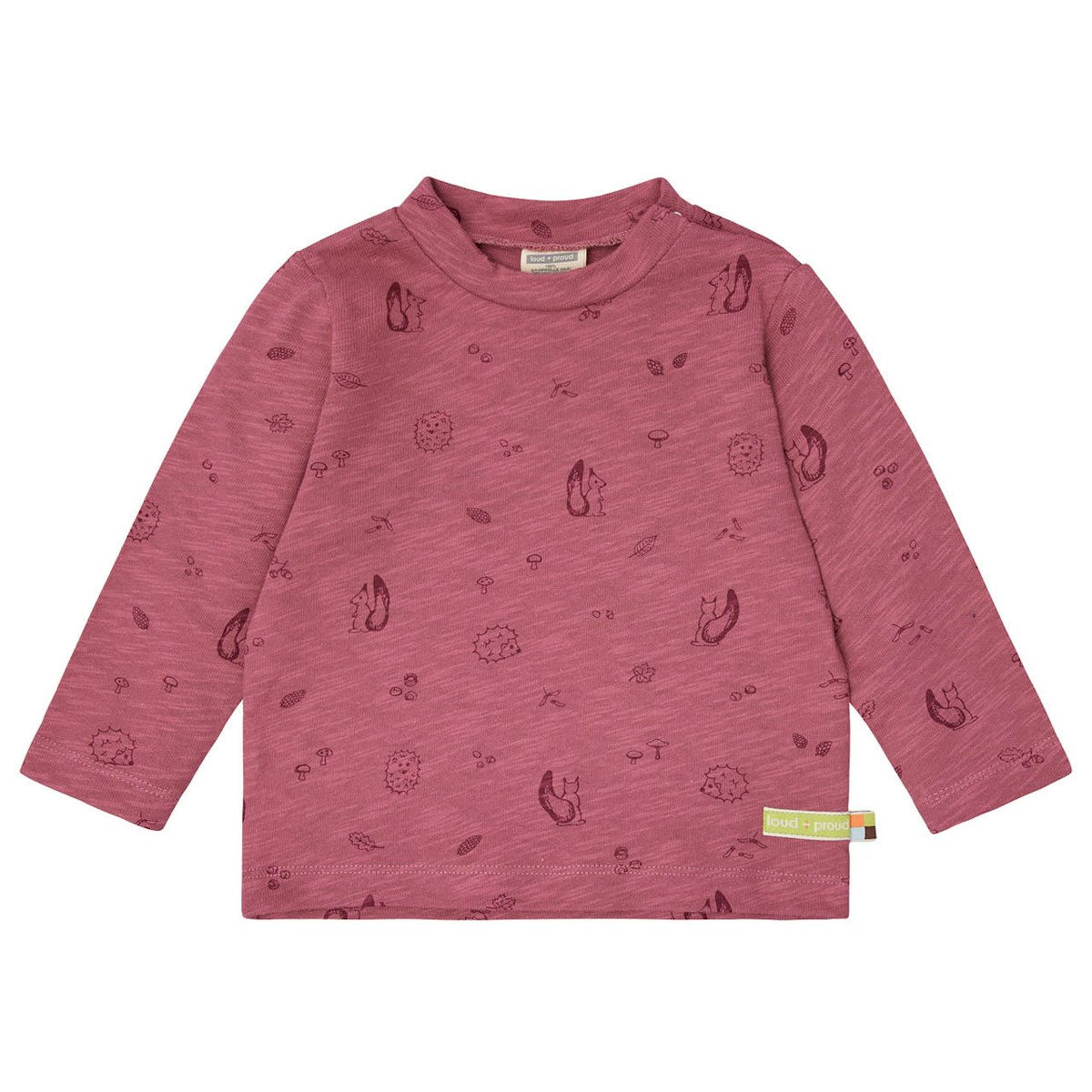 Lockeres Langarmshirt altrosa 98/104
