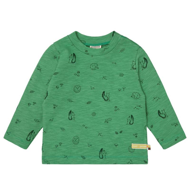 Lockeres Langarmshirt grün 98/104