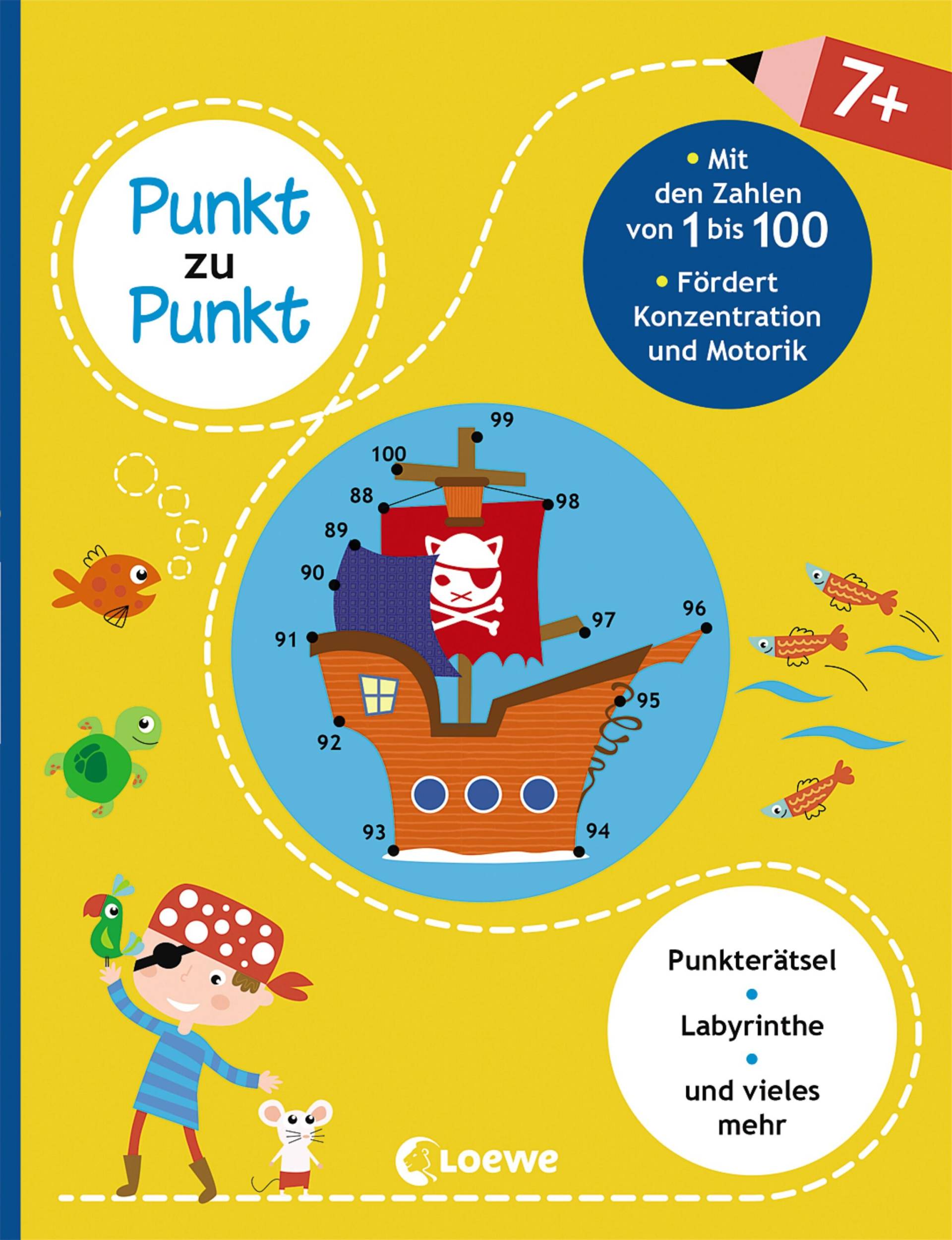 Loewe Verlag - Punkt zu Punkt - Mit den Zahlen von 1 bis 100 Loewe Verlag - Punkt zu Punkt - Mit den Zahlen von 1 bis 100