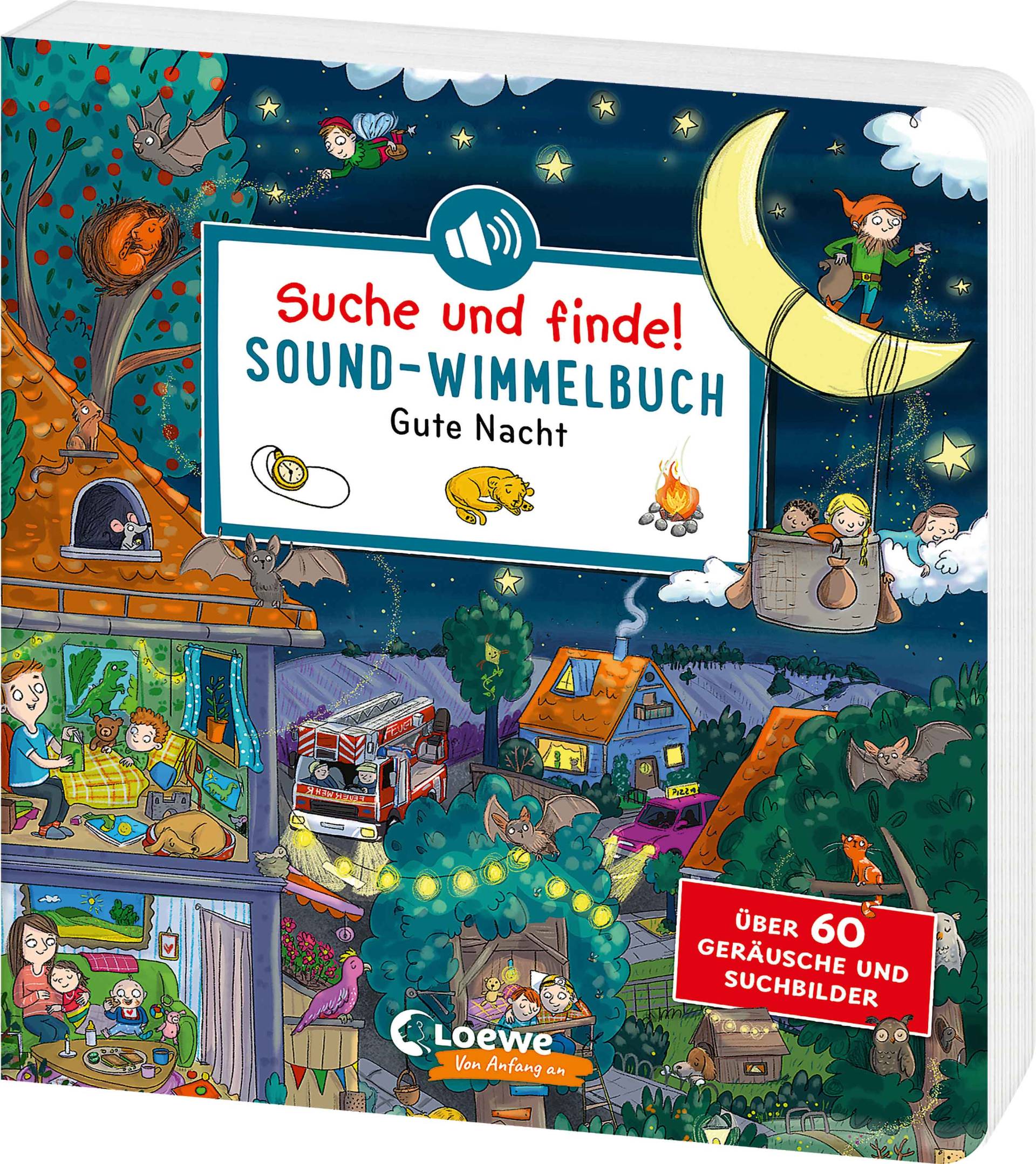 Loewe Verlag - Suche und finde! Sound-Wimmelbuch - Gute Nacht