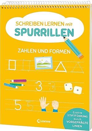 Loewe Verlag - Zahlen und Formen, Schreiben lernen mit Spurrillen - Zahlen und Formen Loewe Verlag - Zahlen und Formen, Schreiben lernen mit Spurrillen - Zahlen und Formen