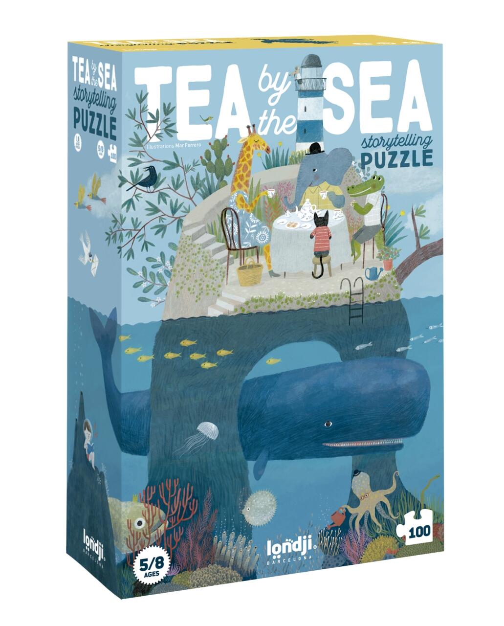 Londji - Puzzle - Tea by the sea - 100 Teile