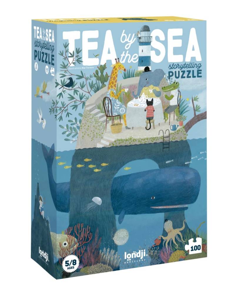 Londji - Puzzle - Tea by the sea - 100 Teile