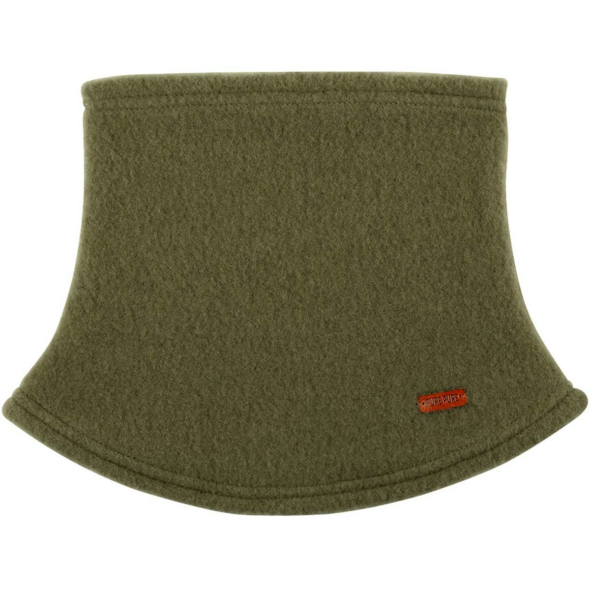 Loopschal Wolle Fleece moos-grün 98/110