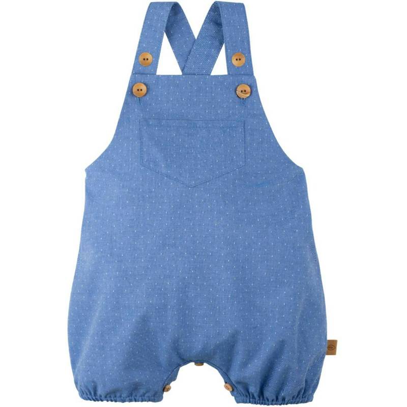 Luftig, lockerer Sommerstrampler blau Popeline 68