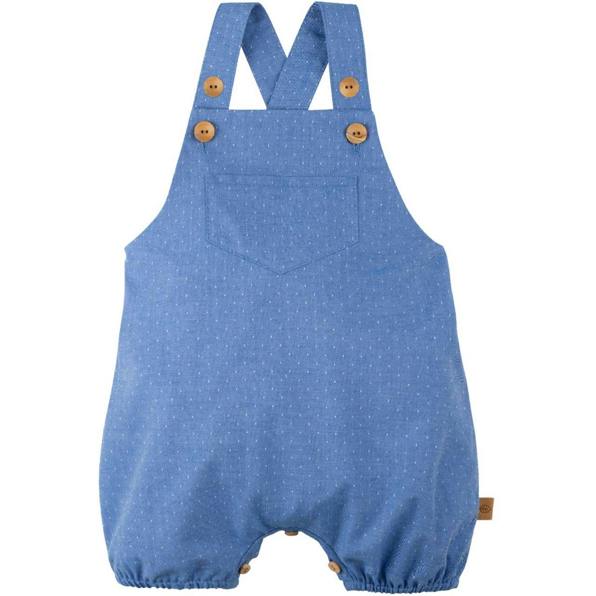 Luftig, lockerer Sommerstrampler blau Popeline 74