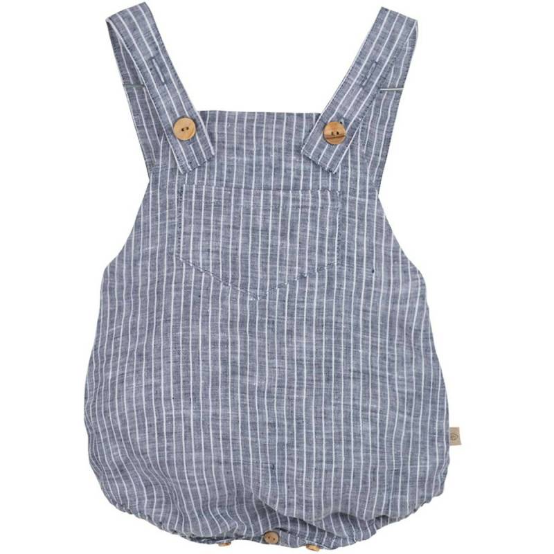 Luftig, lockerer Sommerstrampler marine Leinen 74 Luftig, lockerer Sommerstrampler marine Leinen 74