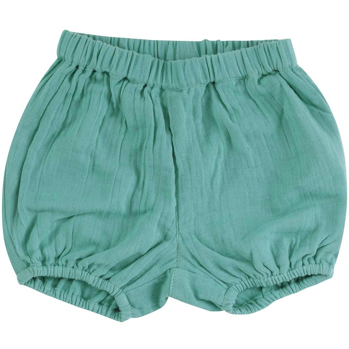 Luftige, lockere Musselin Shorts blau-grau 56/62