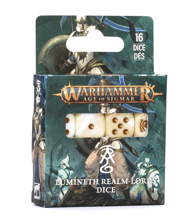 Lumineth Realm Lords Dice Set 16 Würfel Games Workshop Warhammer Würfel AoS
