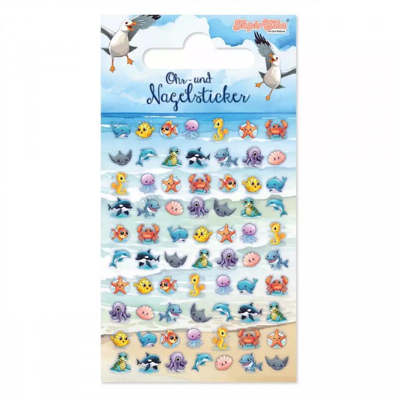 Lutz Mauder - Sticker Nägel / Ohr - Meerestiere