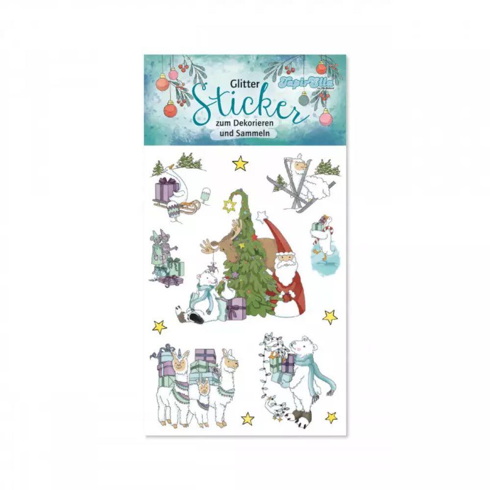 Lutz Mauder - TapirElla Glitter-Sticker, Weihnachten 2