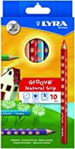 Lyra - FARBSTIFTE 10 ST. GROOVE JUMBO DREIFLÄCHIG