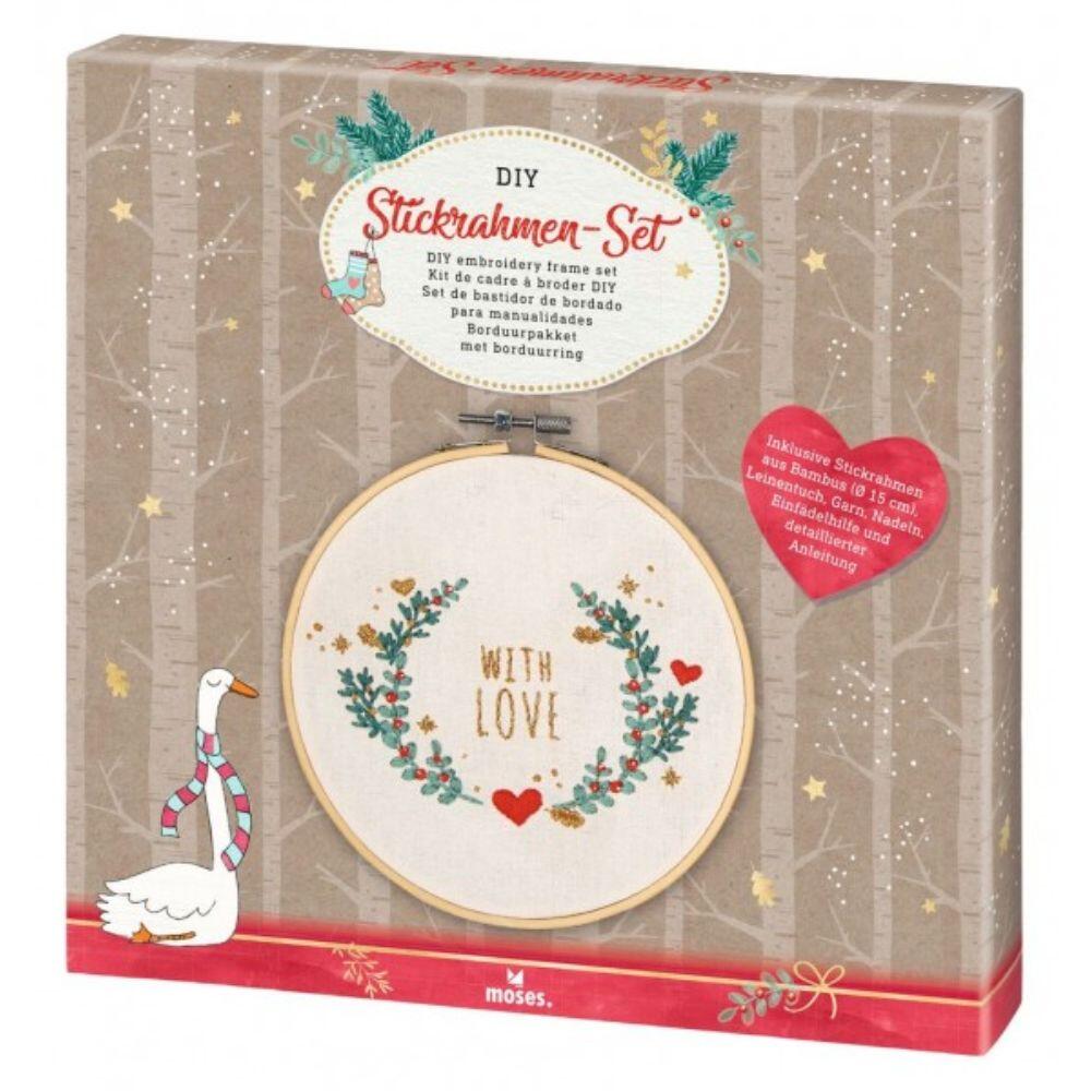 MOSES DIY Stickrahmen Winter