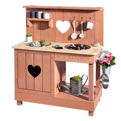 MUDDY BUDDY® Matschküche "Adventurer Heart", puderrosa von Muddy Buddy
