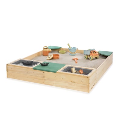 MUDDY BUDDY® Sandkasten "Beach Rebel", natur-salbeigrün von Muddy Buddy