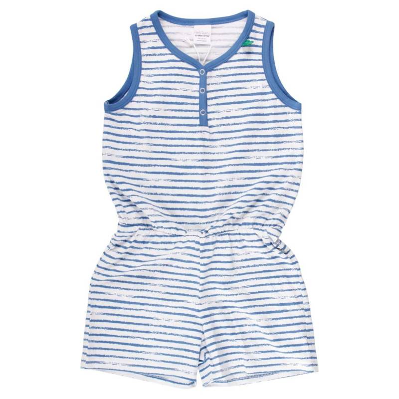 Mädchen Spieler weiß Streifen blau 116