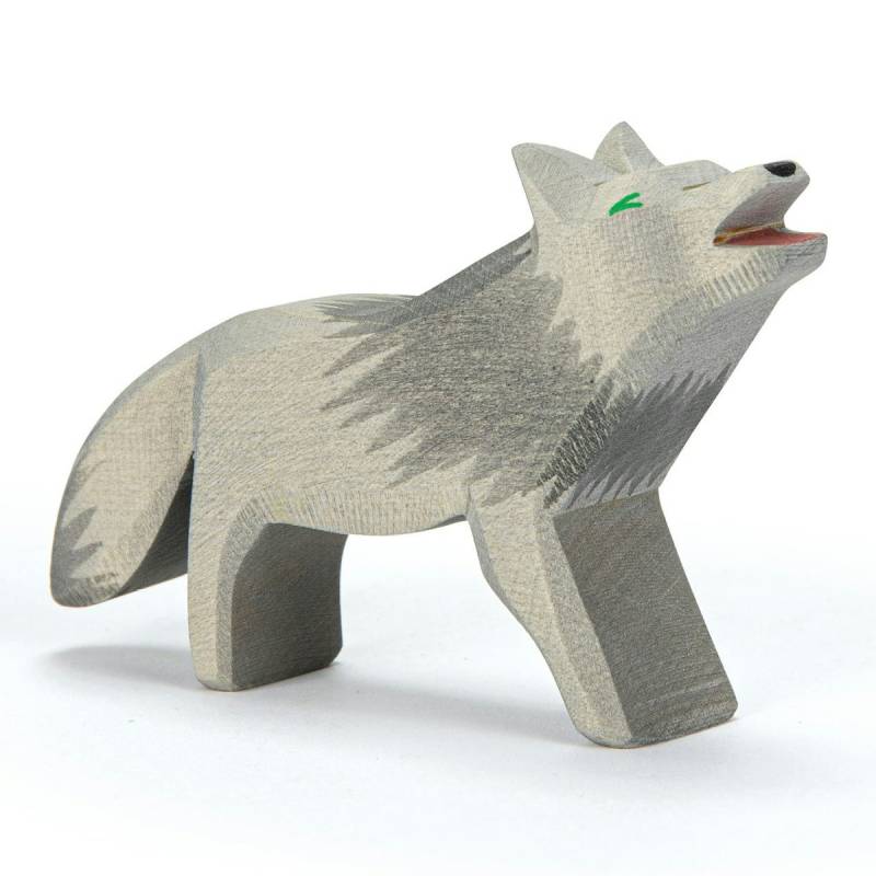 Märchenwolf Holzfigur 7 cm