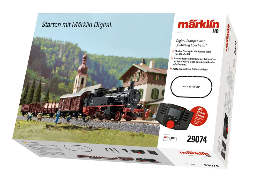Märklin 29074 Digital-Startpackung Güterzug Epoche III DB H0 MoBa H0 1:87 Märklin 29074 Digital-Startpackung Güterzug Epoche III DB H0 MoBa H0 1:87