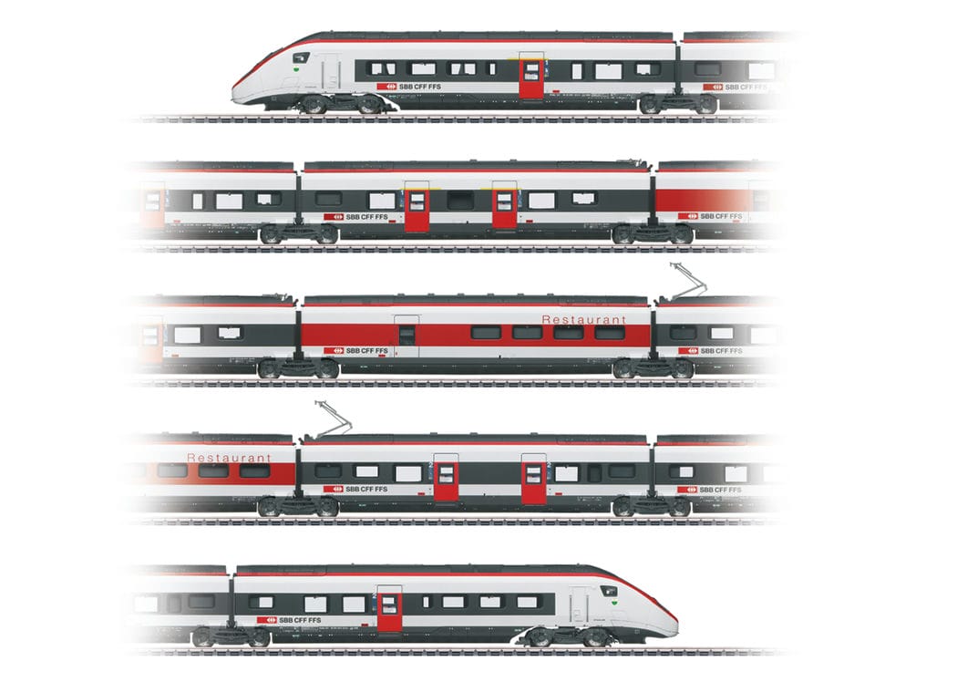 Märklin 39812 Hochgeschwindigkeits-Triebzug RABe 501 "Giruno" SBB H0 MoBa