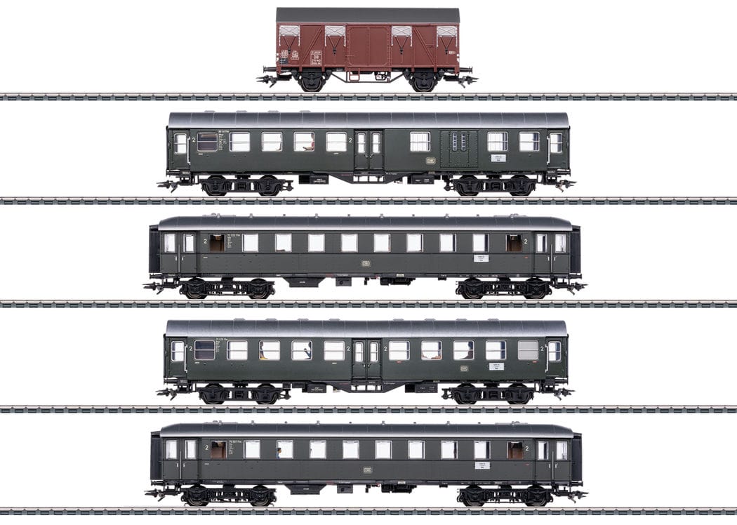 Märklin 41329 CLUBMODELL Personenzug mit Güterwagen Set zur BR 66 DB H0 MoBa