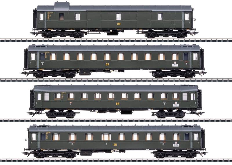 Märklin 42514 Schnellzugwagen Schnellzugwagen-Set zur Dampflok BR 19.0 DR DDR H0 Märklin 42514 Schnellzugwagen Schnellzugwagen-Set zur Dampflok BR 19.0 DR DDR H0
