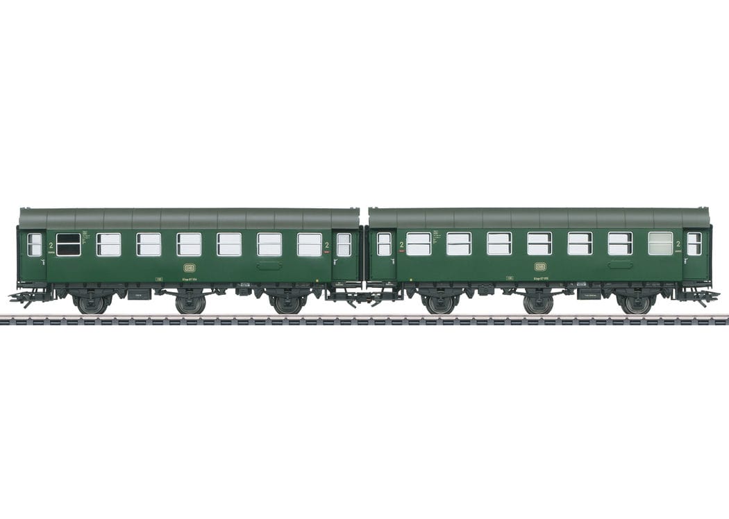 Märklin 43186 Personenwagen-Paar Umbauwagen 2. Klasse DB H0 Modelleisenbahn Märklin 43186 Personenwagen-Paar Umbauwagen 2. Klasse DB H0 Modelleisenbahn