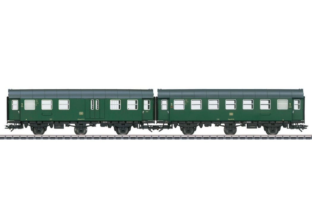 Märklin 43196 Personenwagen-Paar Umbauwagen 2. Klasse und Gepäckabteil DB H0 Märklin 43196 Personenwagen-Paar Umbauwagen 2. Klasse und Gepäckabteil DB H0