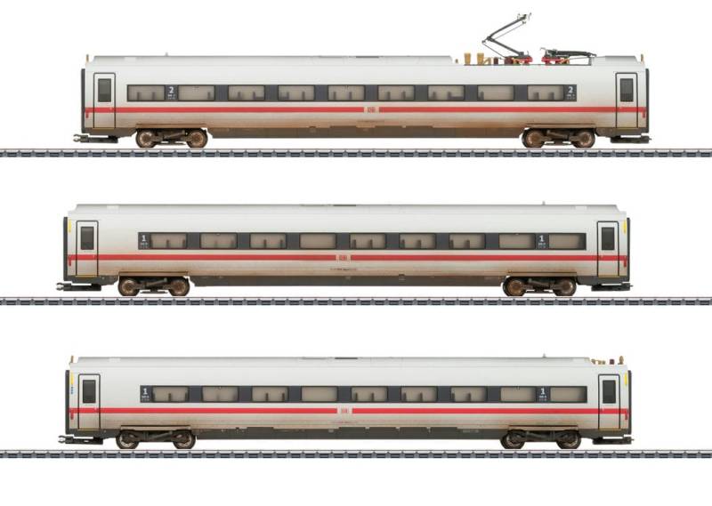 Märklin 43729 Ergänzungswagenset zum ICE 4 grün verschmutzt DB AG H0 MoBa