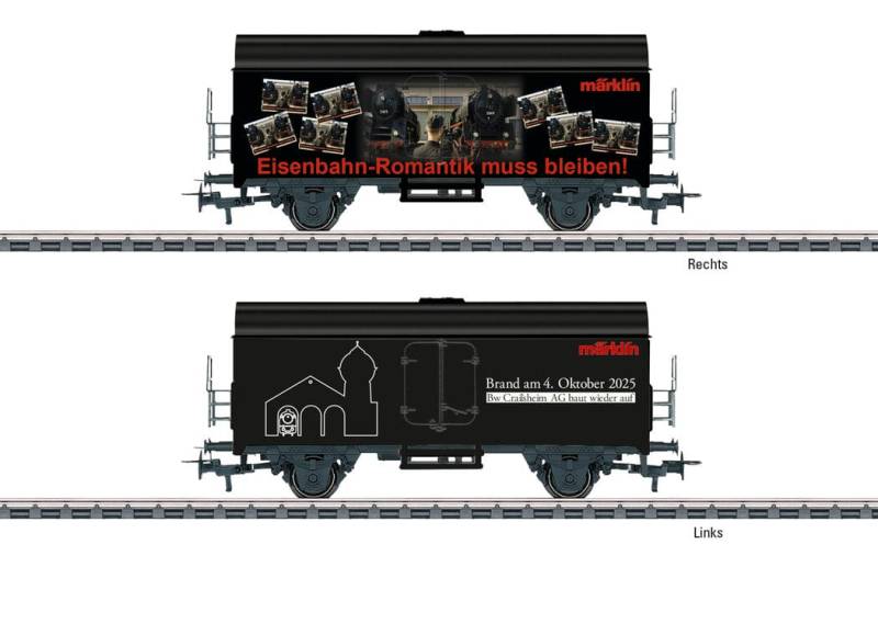 Märklin 44294 Sonderwagen "Eisenbahnromantik" mit Spendenaktion H0 Modelleisenbahn