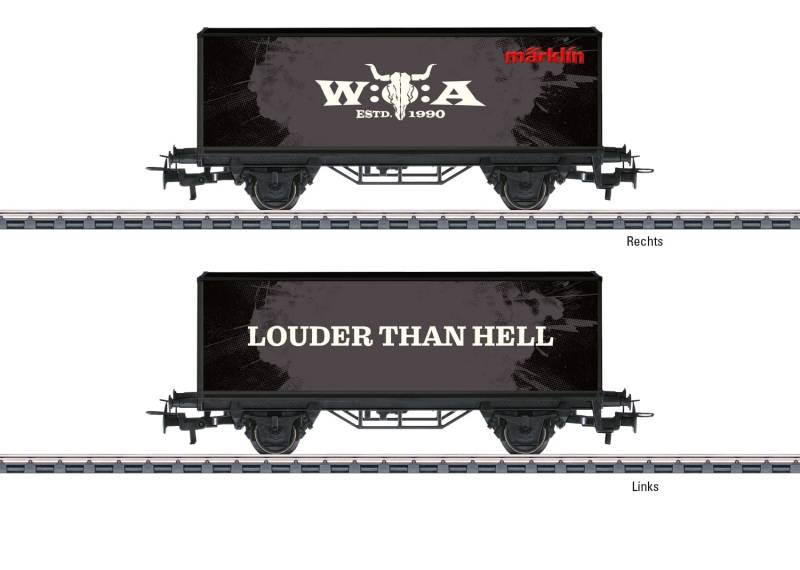 Märklin 44296 Containerwagen W:O:A® 2026 Wacken H0  Modelleisenbahn