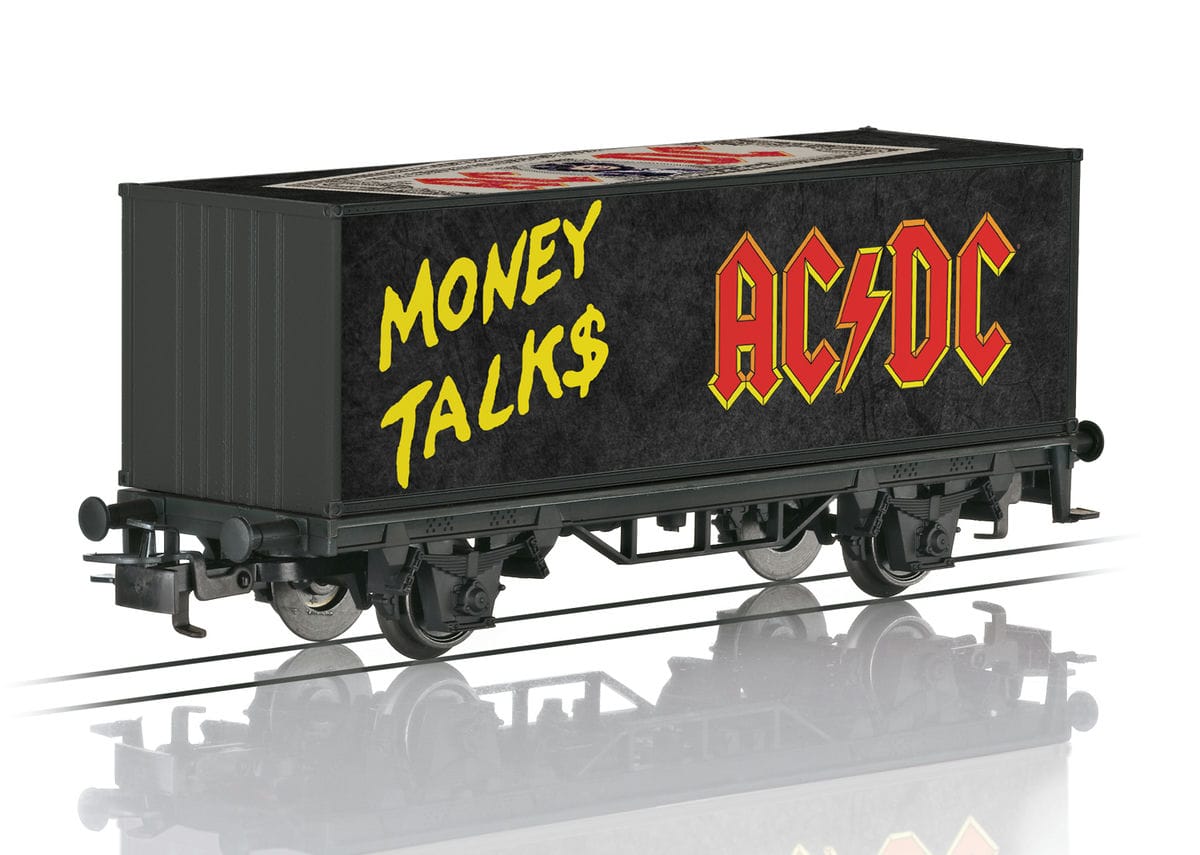 Märklin 44832 Containerwagen "Moneytalks" AC/DC H0 Märklin 44832 Containerwagen "Moneytalks" AC/DC H0