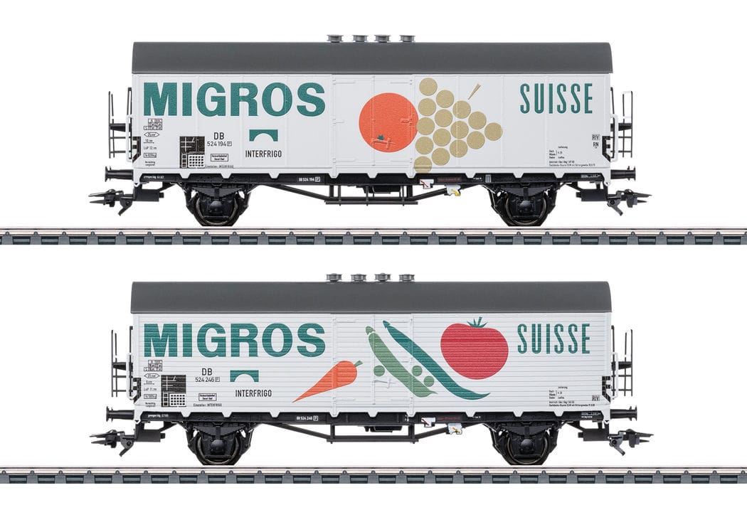 Märklin 46173 Kühlwagen-Set "MIGROS" DB H0 Modelleisenbahn