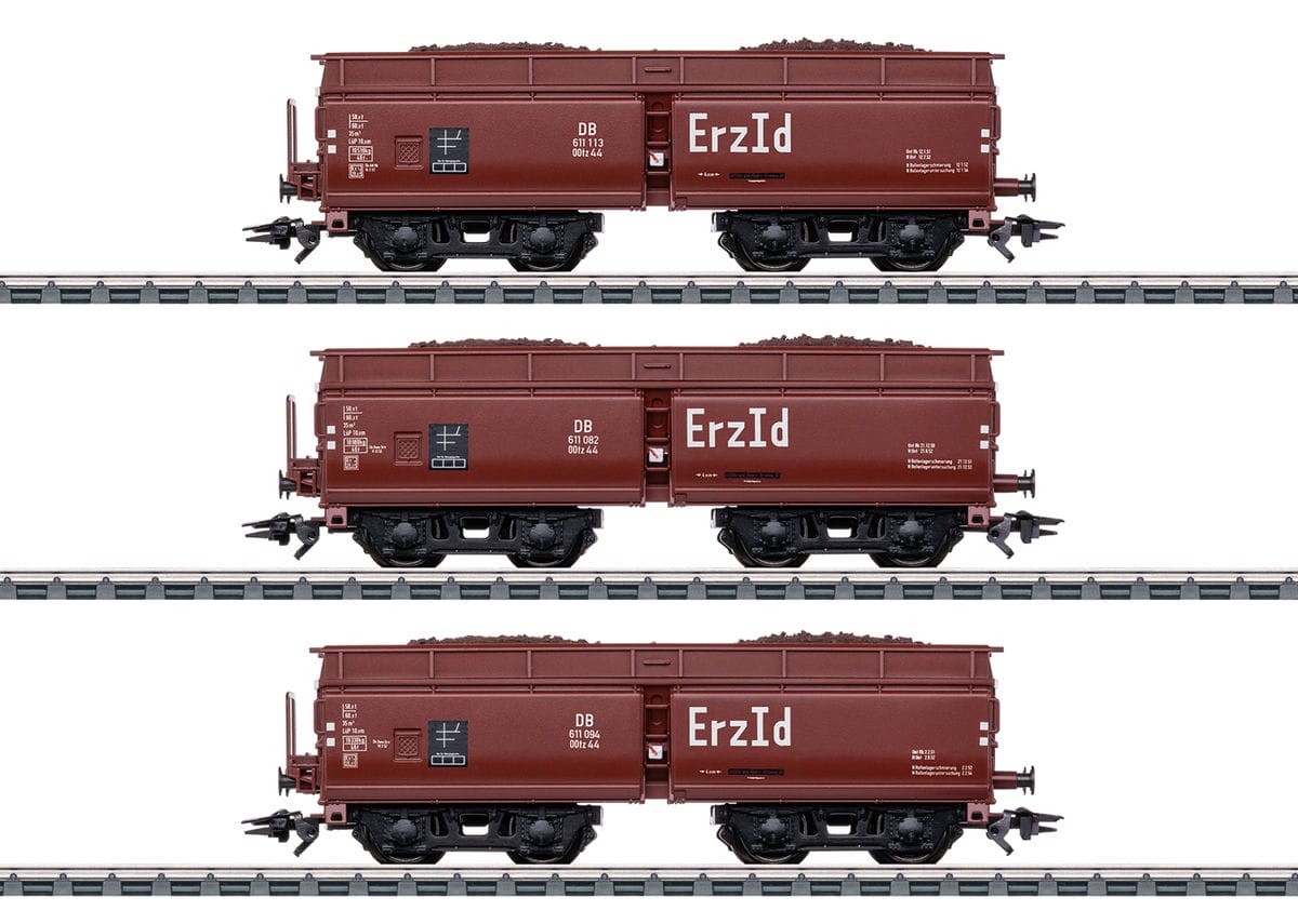 Märklin 46221 Selbstentladewagen-Set Erz Id DB H0 Modelleisenbahn
